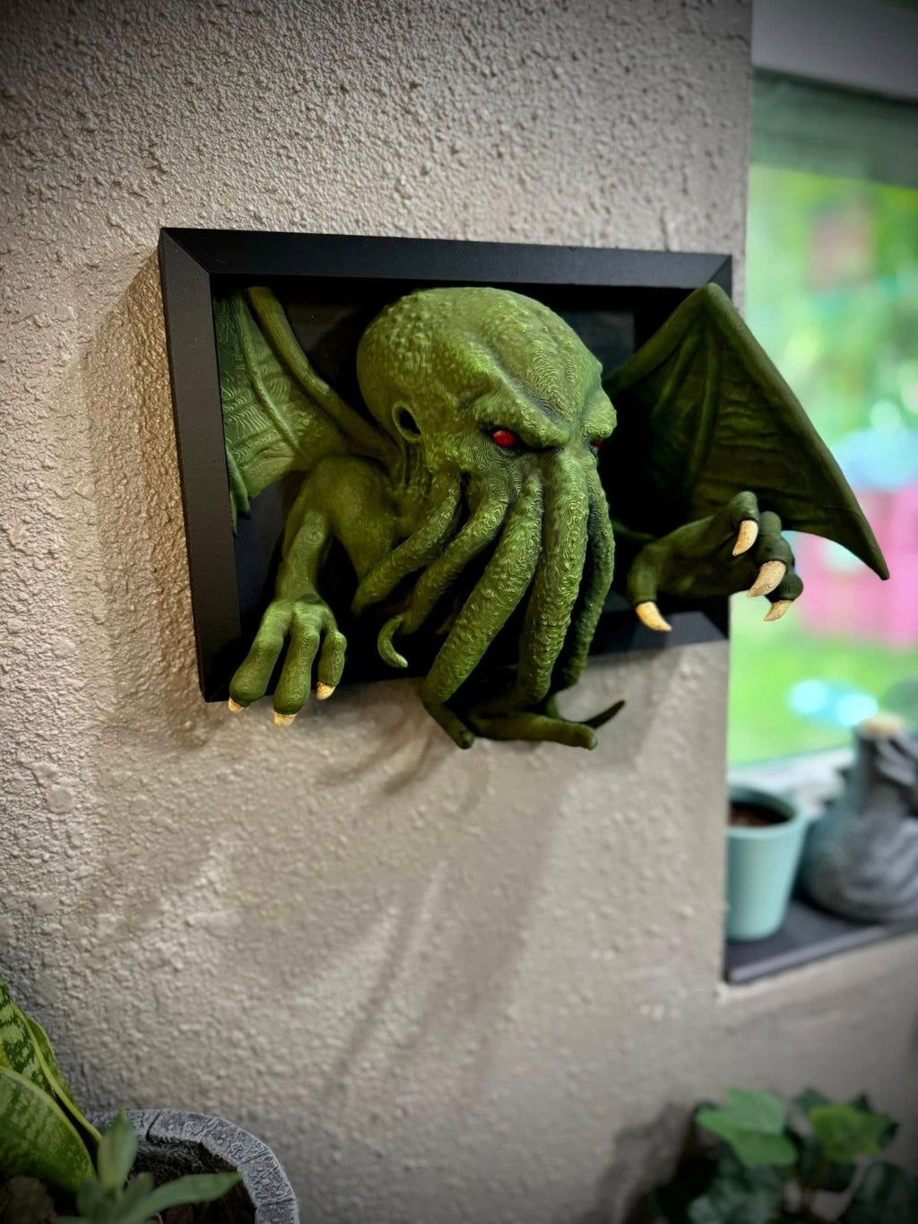 Cthulhu Picture Nook - Lovecraftian 3D Wall Art (unpainted)
