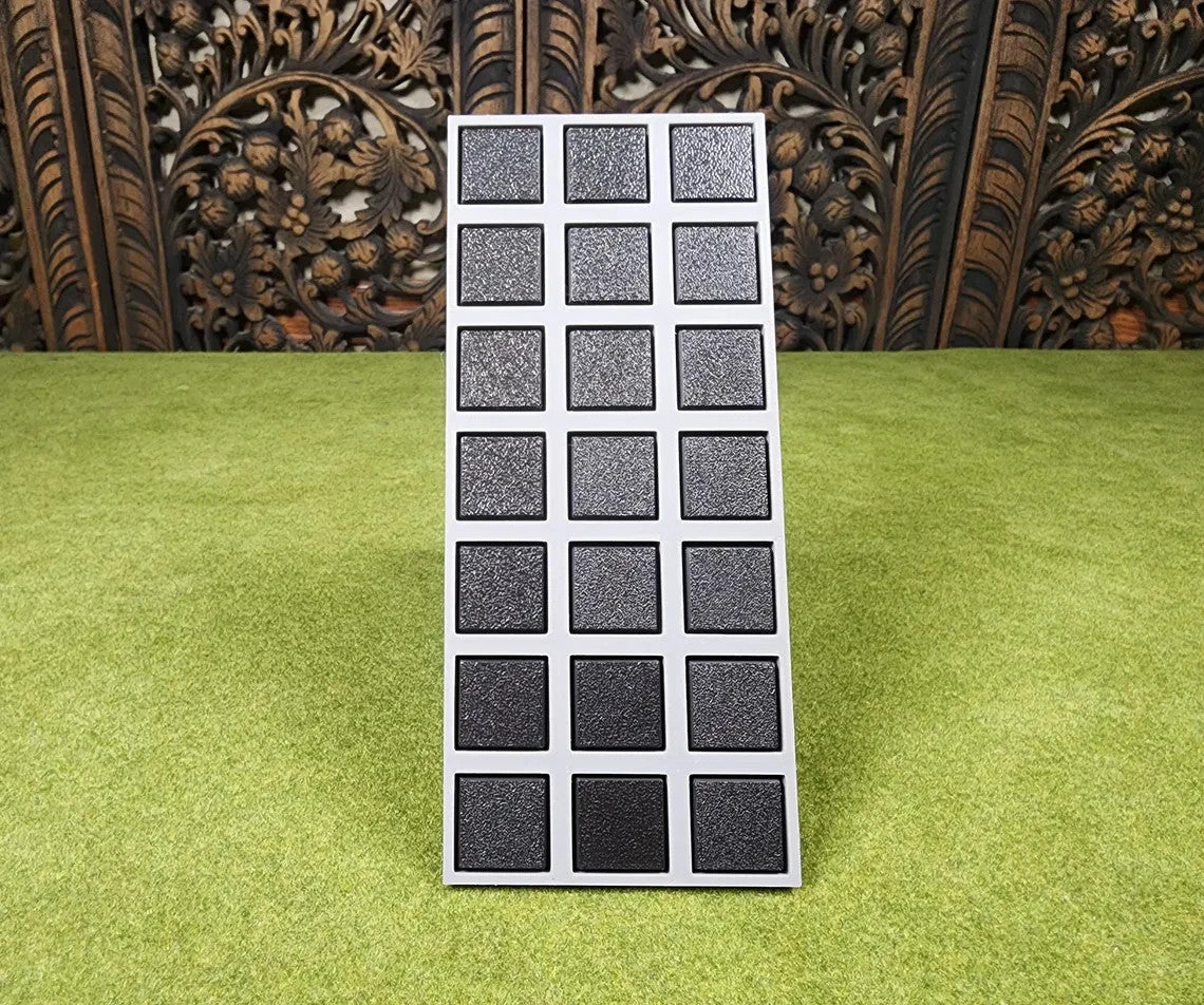20mm Square To 25mm Square Base Conversion Movement Trays - Wargaming Old School