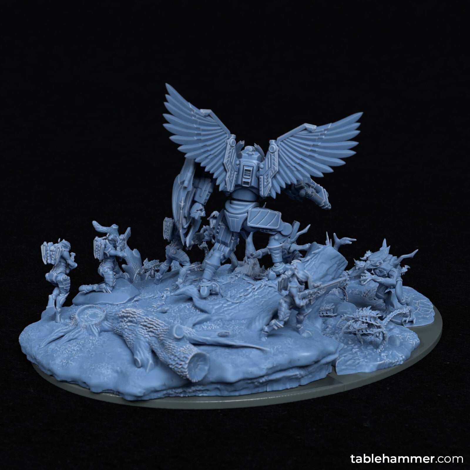 Hold the Line – Cinematic 3D printable sci-fi diorama