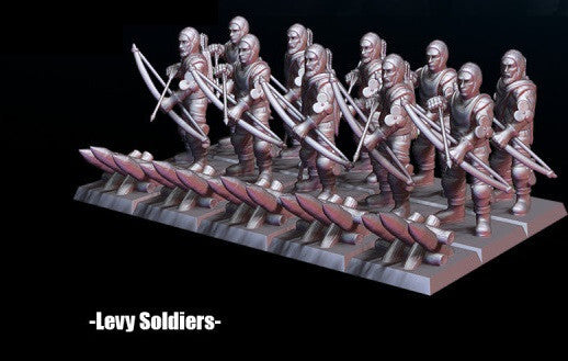 Levy Soldiers - Longbow Archers - Peasant Longbowmen