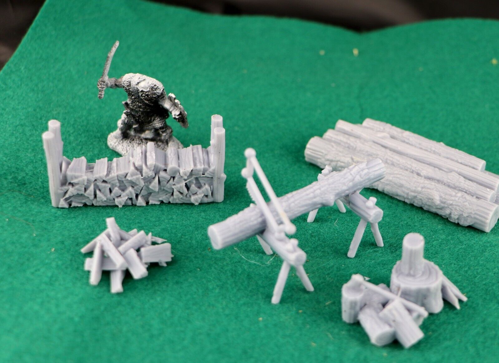 Wood Chopping Work Site