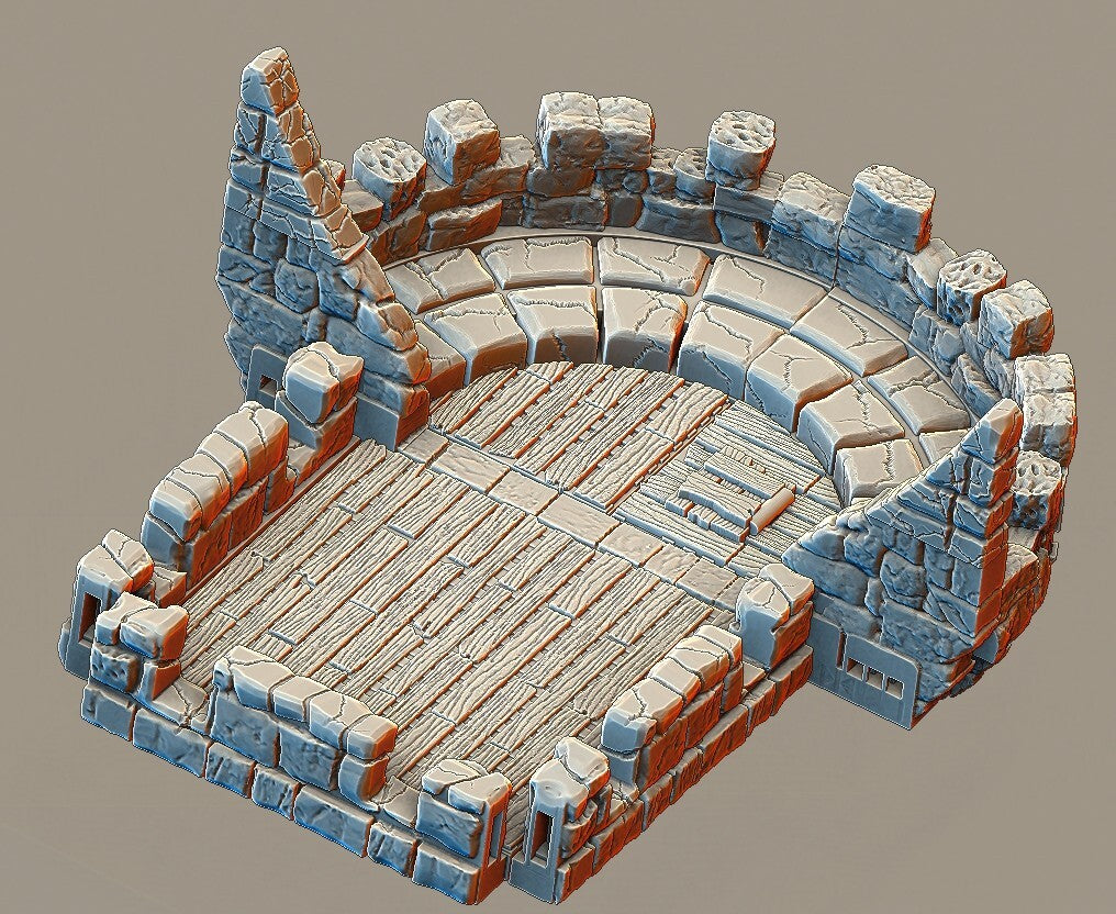 Skull Mini Castle Terrain Building