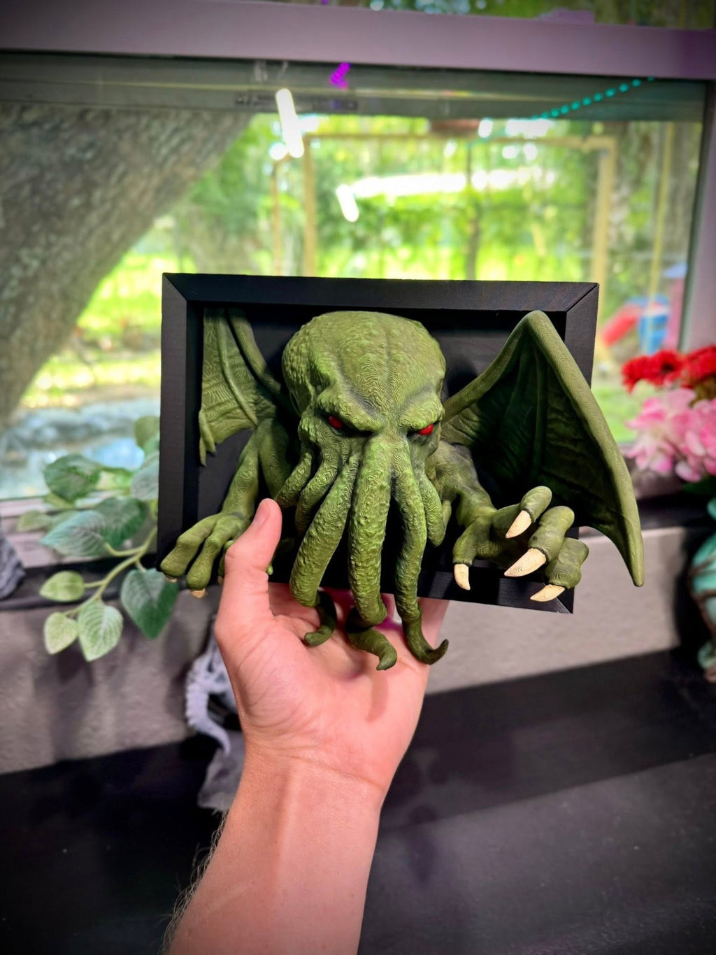 Cthulhu Picture Nook - Lovecraftian 3D Wall Art (unpainted)