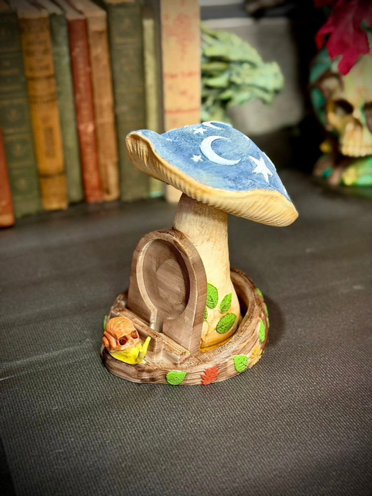 Whimsical Goth Phone Charging Stand - Fantasy Decor (unpainted)