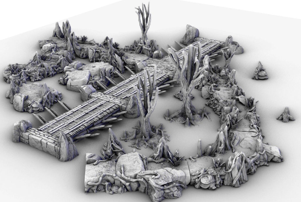 Swampland Roads and Trail (Dual Height)