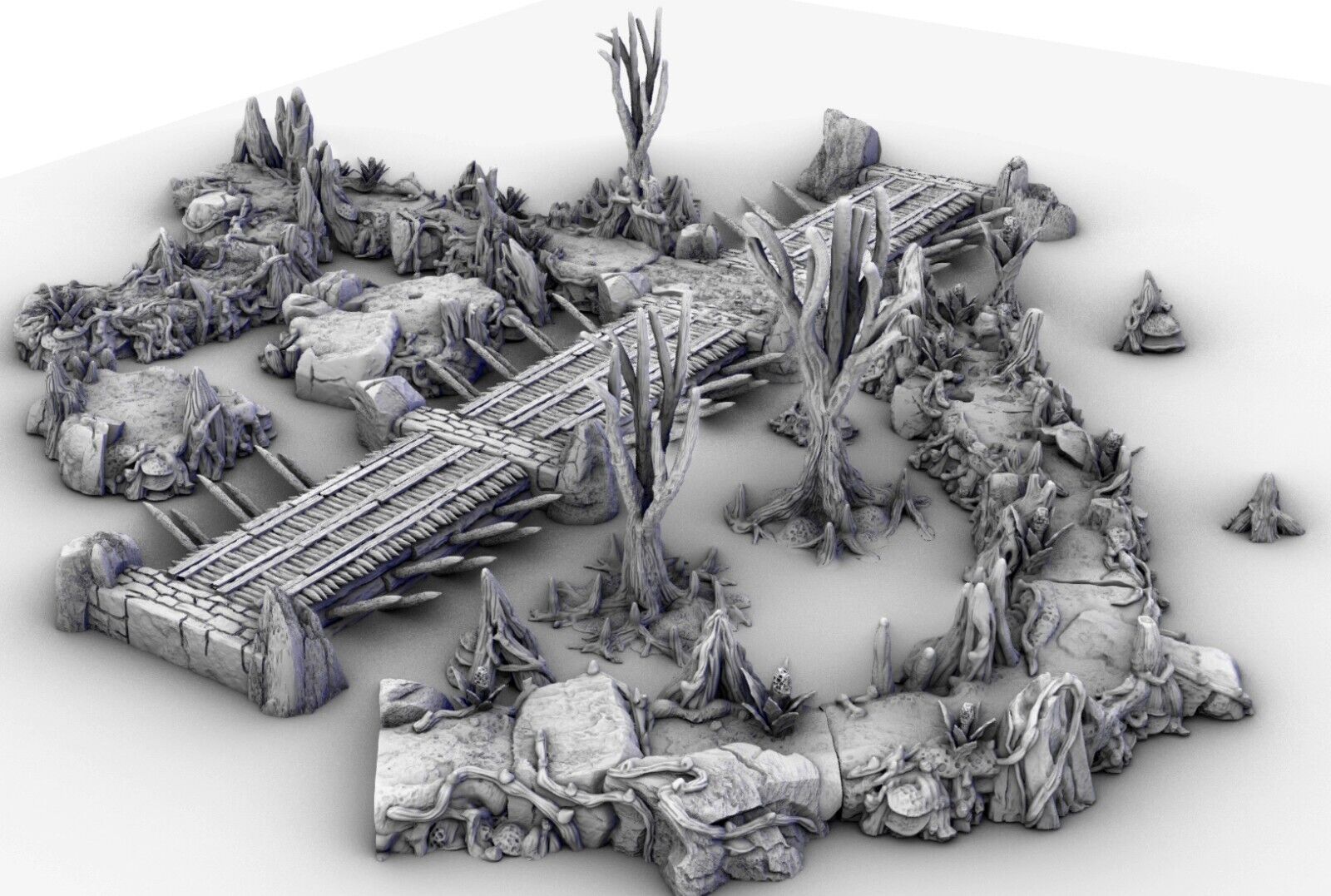 Swampland Roads and Trail (Dual Height)