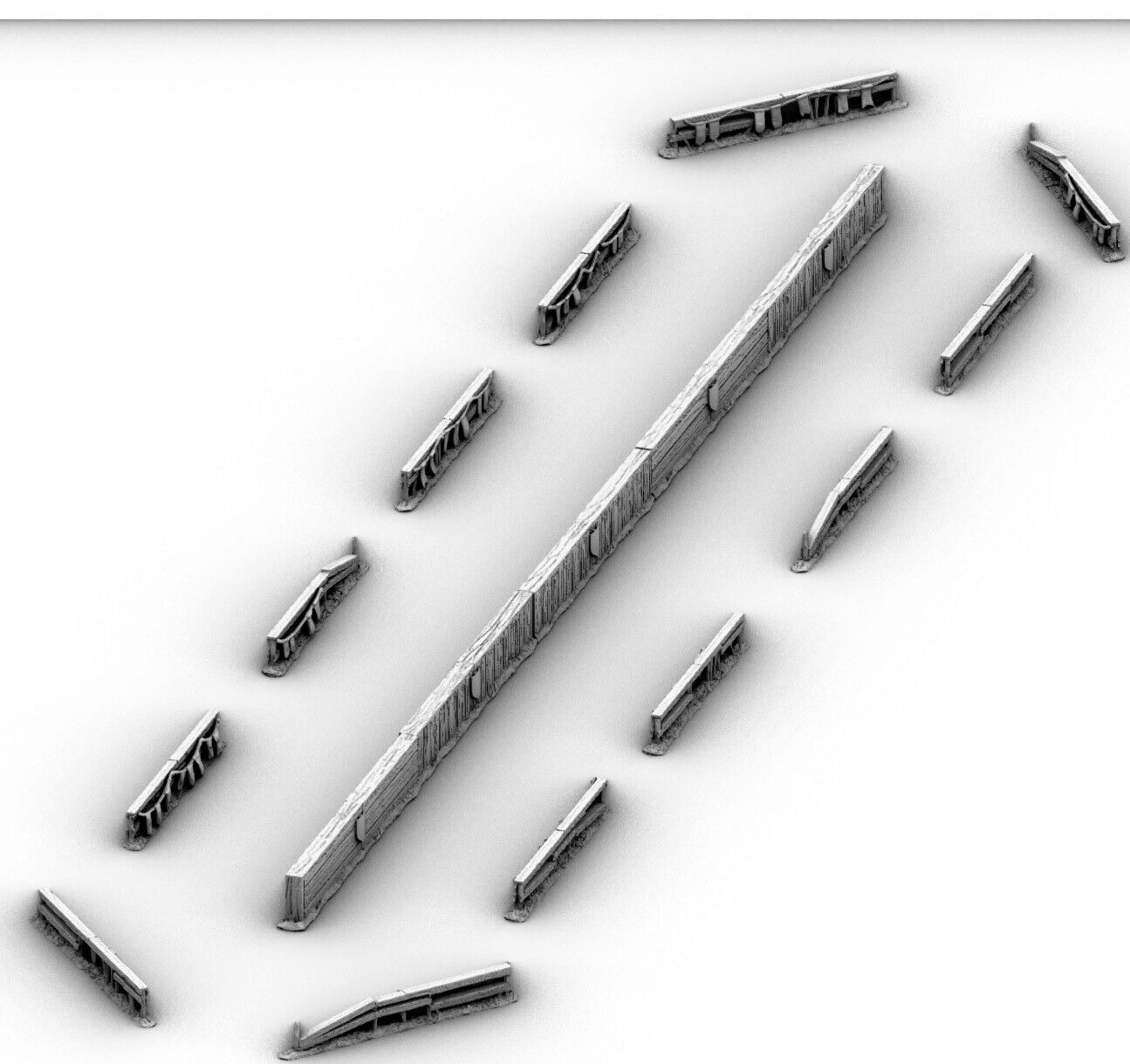 Jousting Tilt Wall and Border wall ONLY -Medieval Game Arena - Timber Fencing