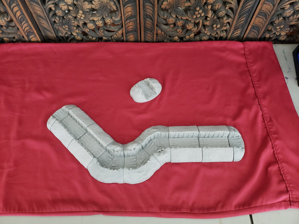 Tabletop Trench Terrain - Modular Trench Kit - Trench Segments for Crusade