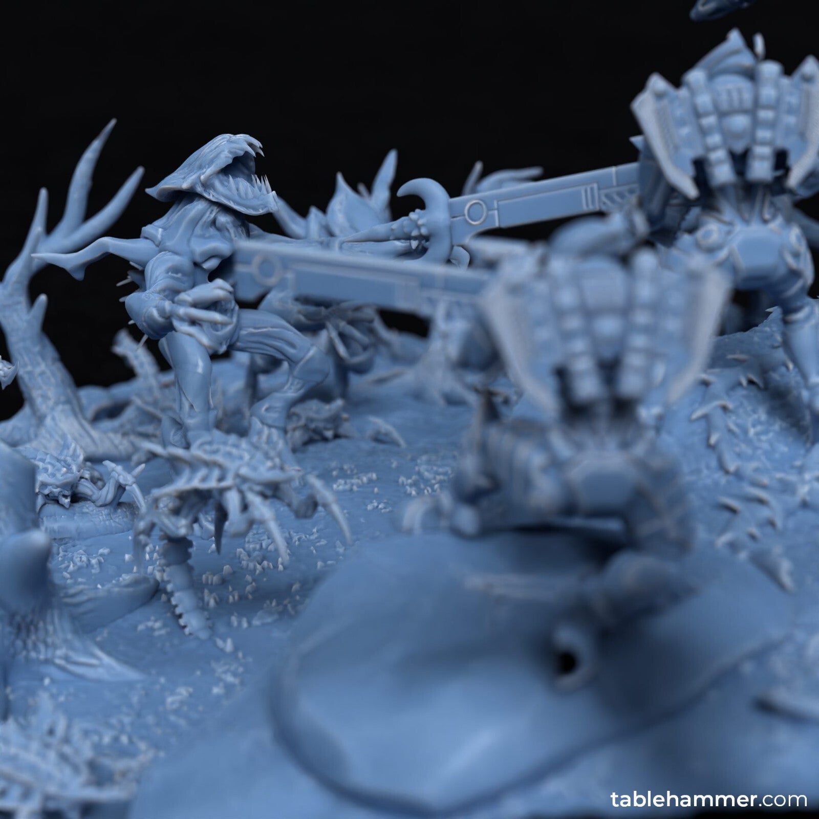 Hold the Line – Cinematic 3D printable sci-fi diorama