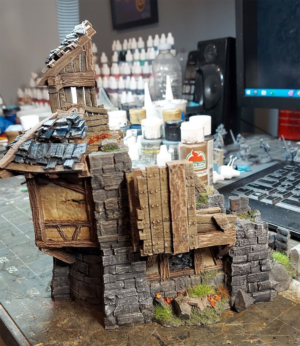 Timber Frame Ruin #1 Terrain Building