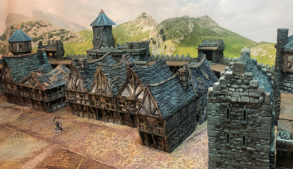 Timber Frame Row Houses   with Bits - Home Units for Village or Hamlet