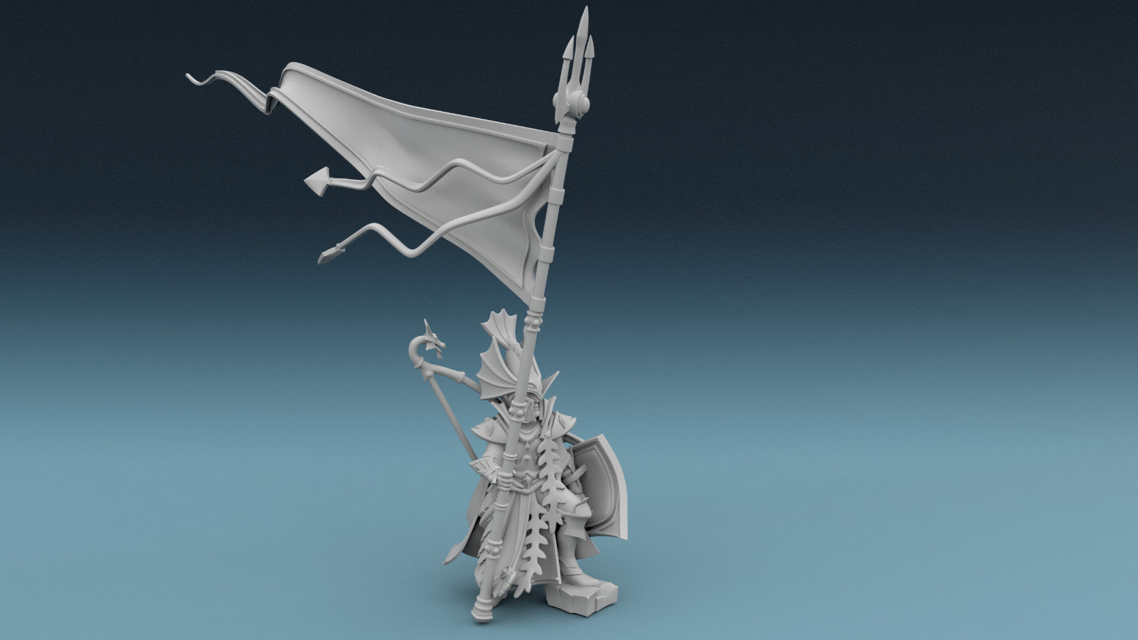 Elven Admiral - Maritime Standard Bearer