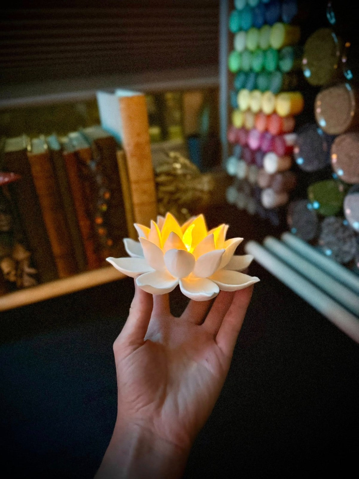 Regular Lotus - Tealight Lotus  - Gardening Decor (unpainted)