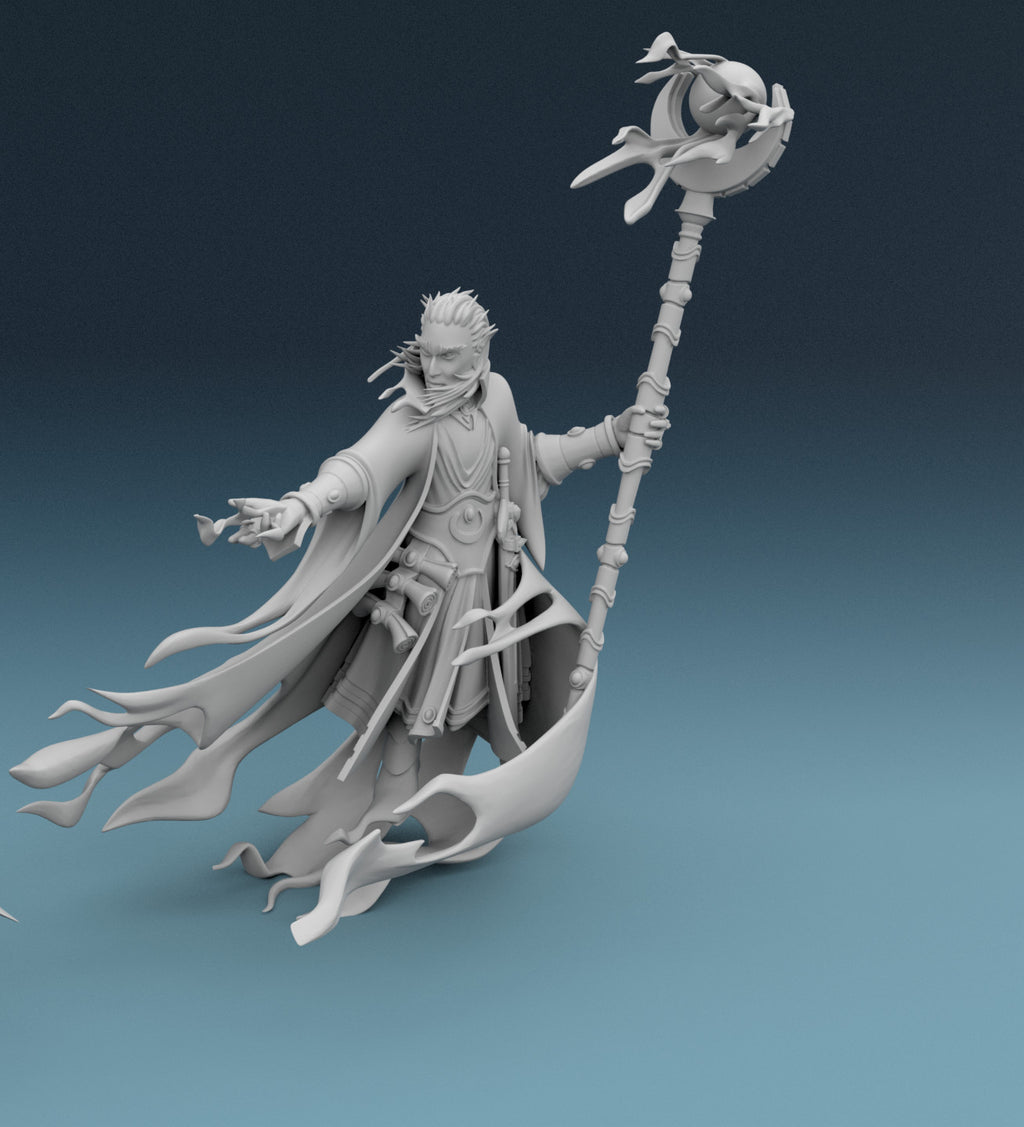 Elven Wizards Evoking Magic