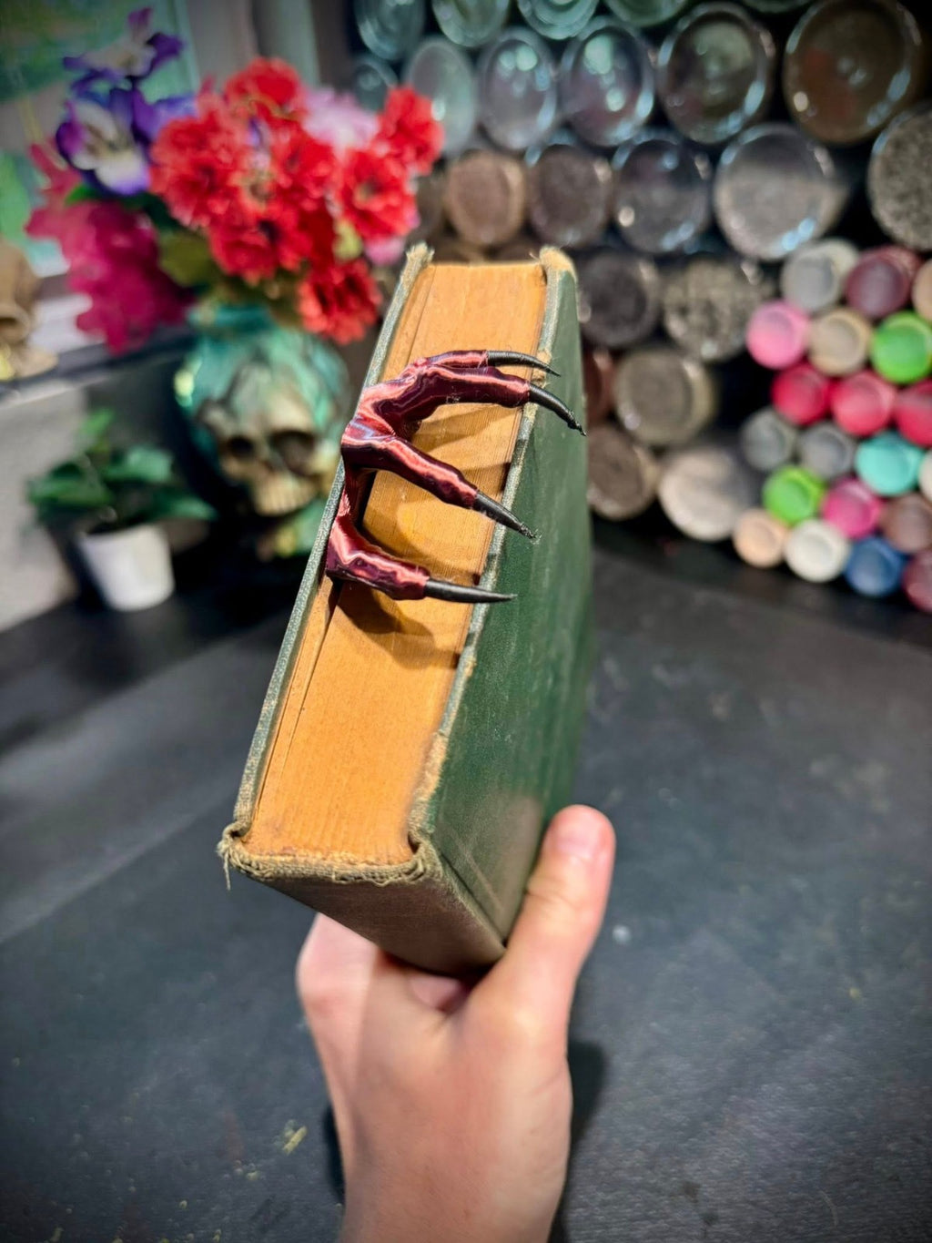 Demon Claw Bookmark - Clawed Fiend of the Book (unpainted)