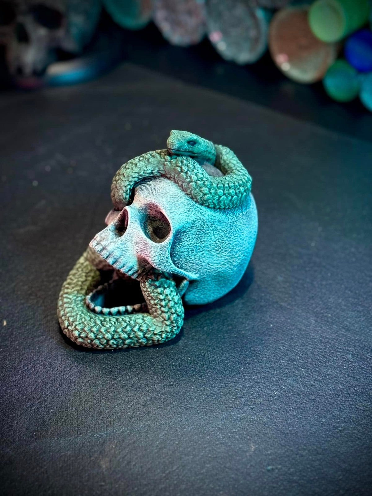 The Forgotten Wand and Holder -  Harry Potter Slytherin Cosplay (unpainted)