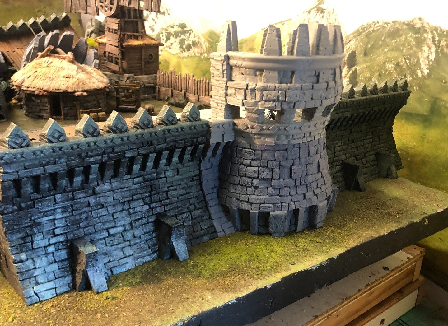 Expansion Citadel Wall Straight Half Tower