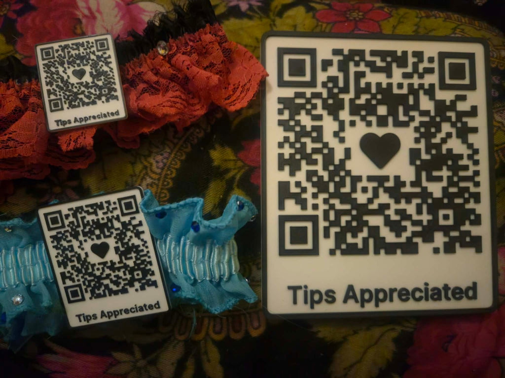 Customized 100% Functional 3D Printed QR Codes - 3D Printed Cards, Buttons, MORE