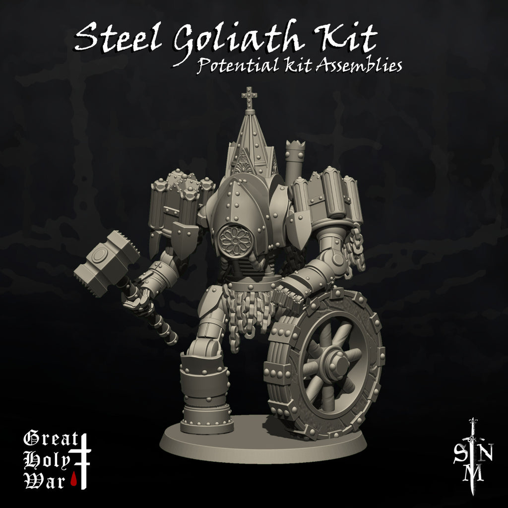 Great Holy War: Steel Goliath Kit - Anchorite - War Wolf - Trenched Crusading