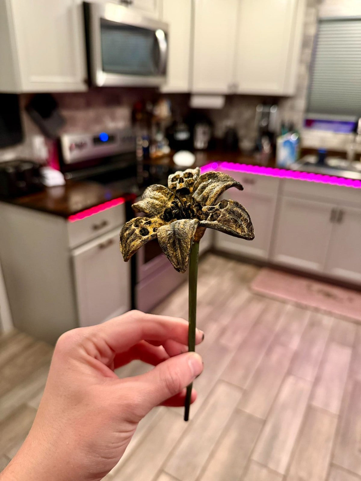 The Forbidden Lilly - Halloween Spooky Art - Gothic Decor (unpainted)