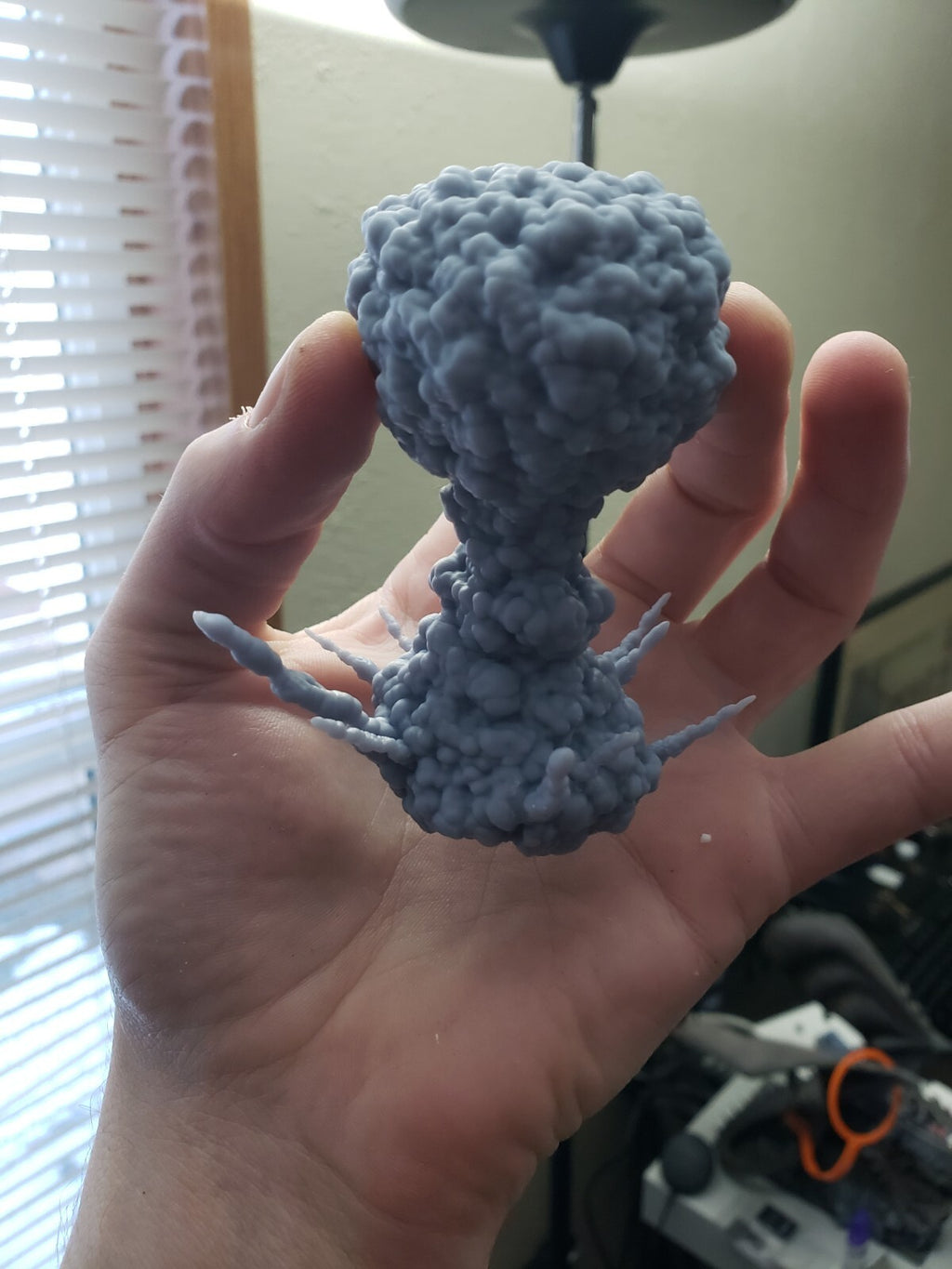 Nuclear Explosion Atom Bomb Tabletop DnD or Warhammer Prop (unpainted)