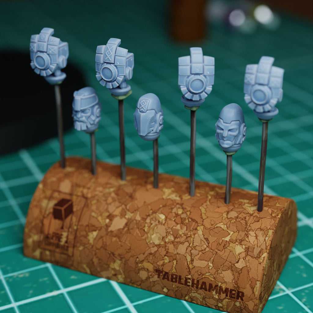 Robot drone automata infantry heads – Bits pack