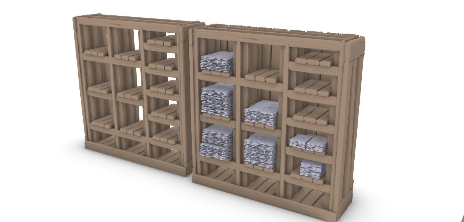 Paper Mill - Parchment Workshop - Shelves, Machines, and Press for Stationery