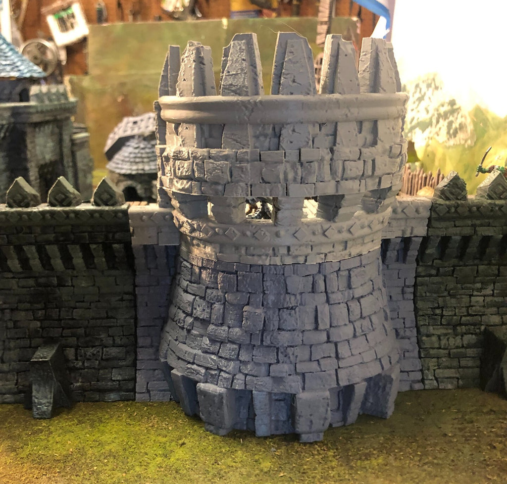 Expansion Citadel Wall Straight Half Tower