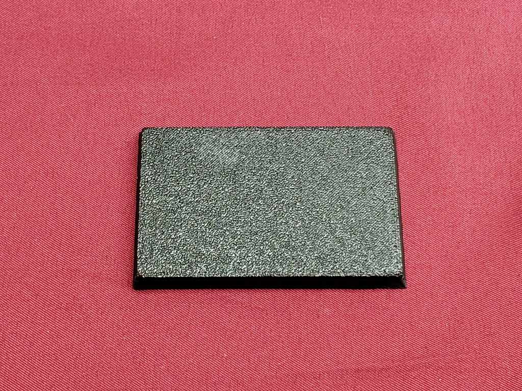 40x60mm Square Bases - Plain Beveled Bases - Wargaming Old School Bases