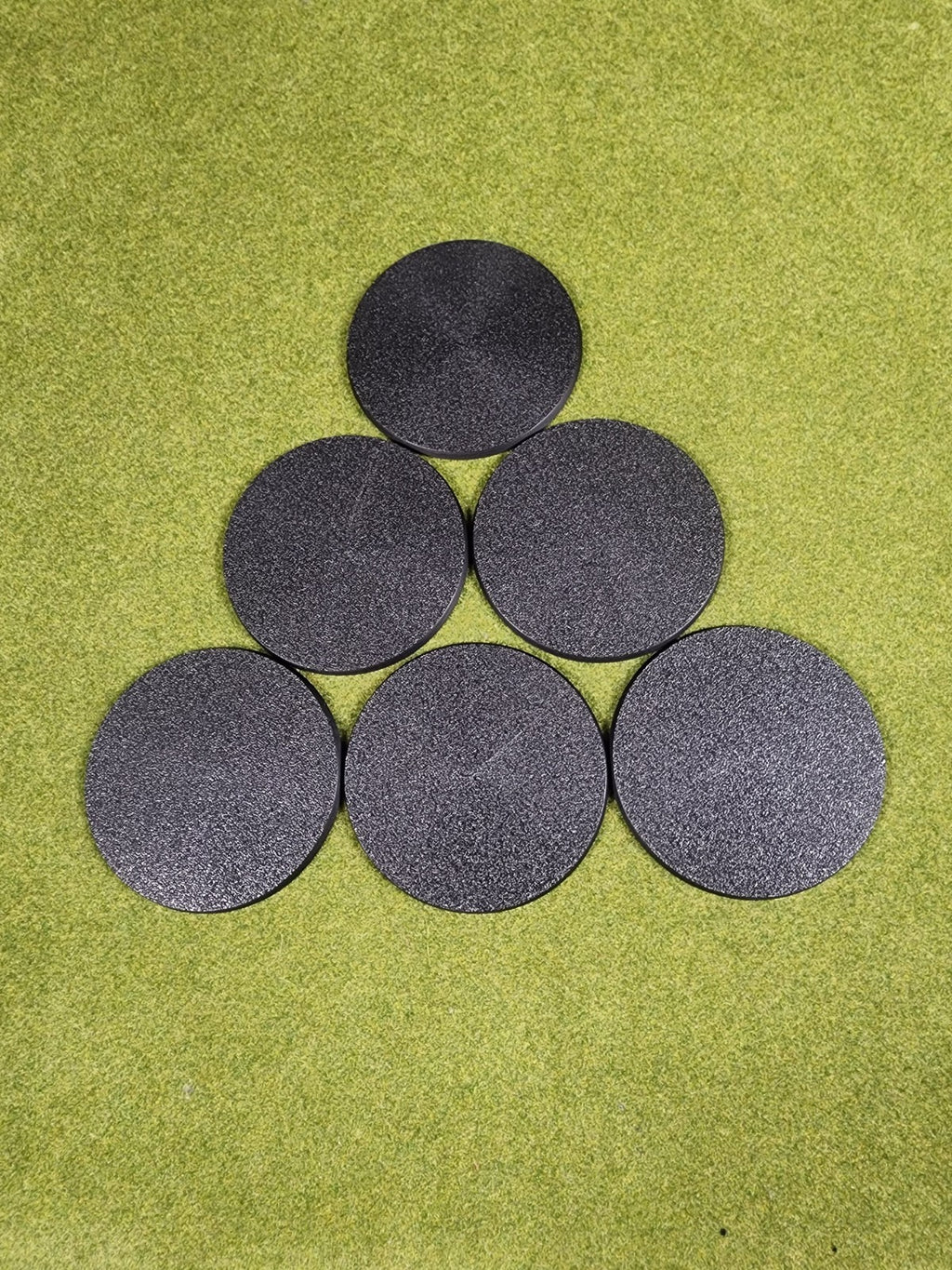 80mm Round Bases - Plain Beveled Bases - Wargaming Old School Bases