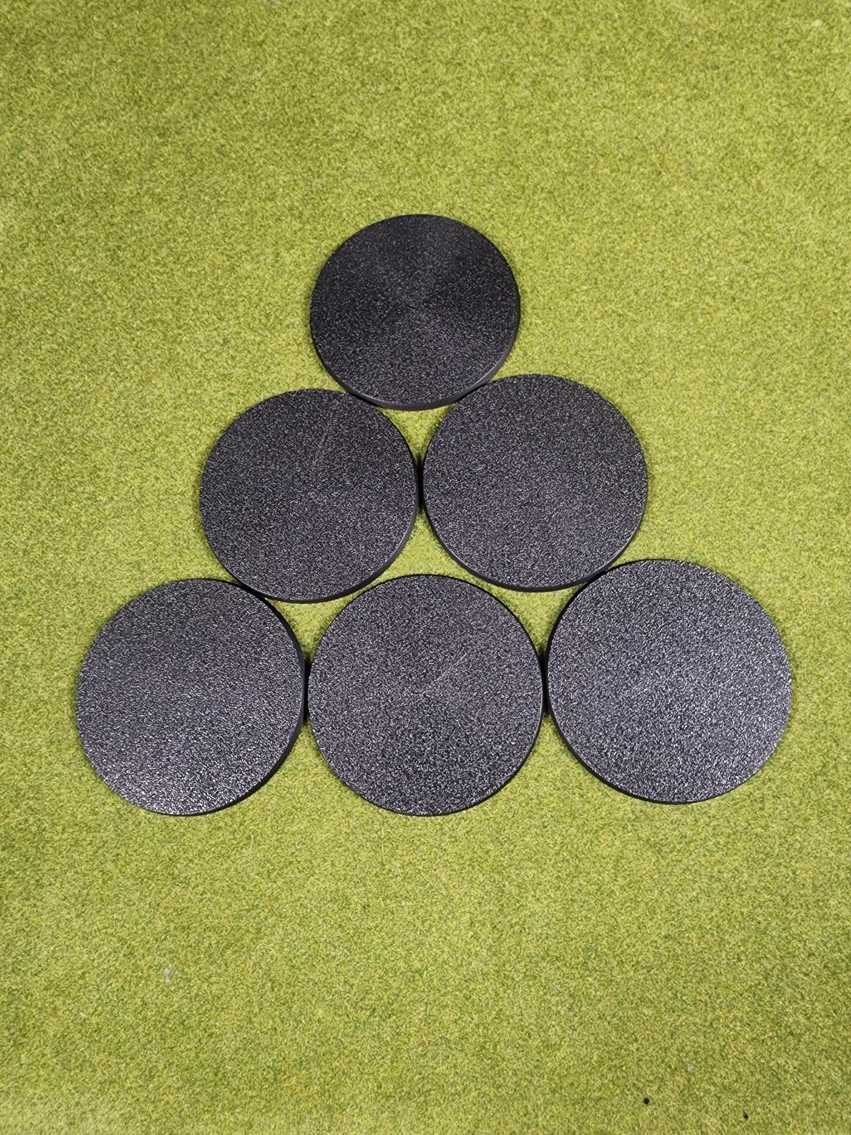 80mm Round Bases - Plain Beveled Bases - Wargaming Old School Bases