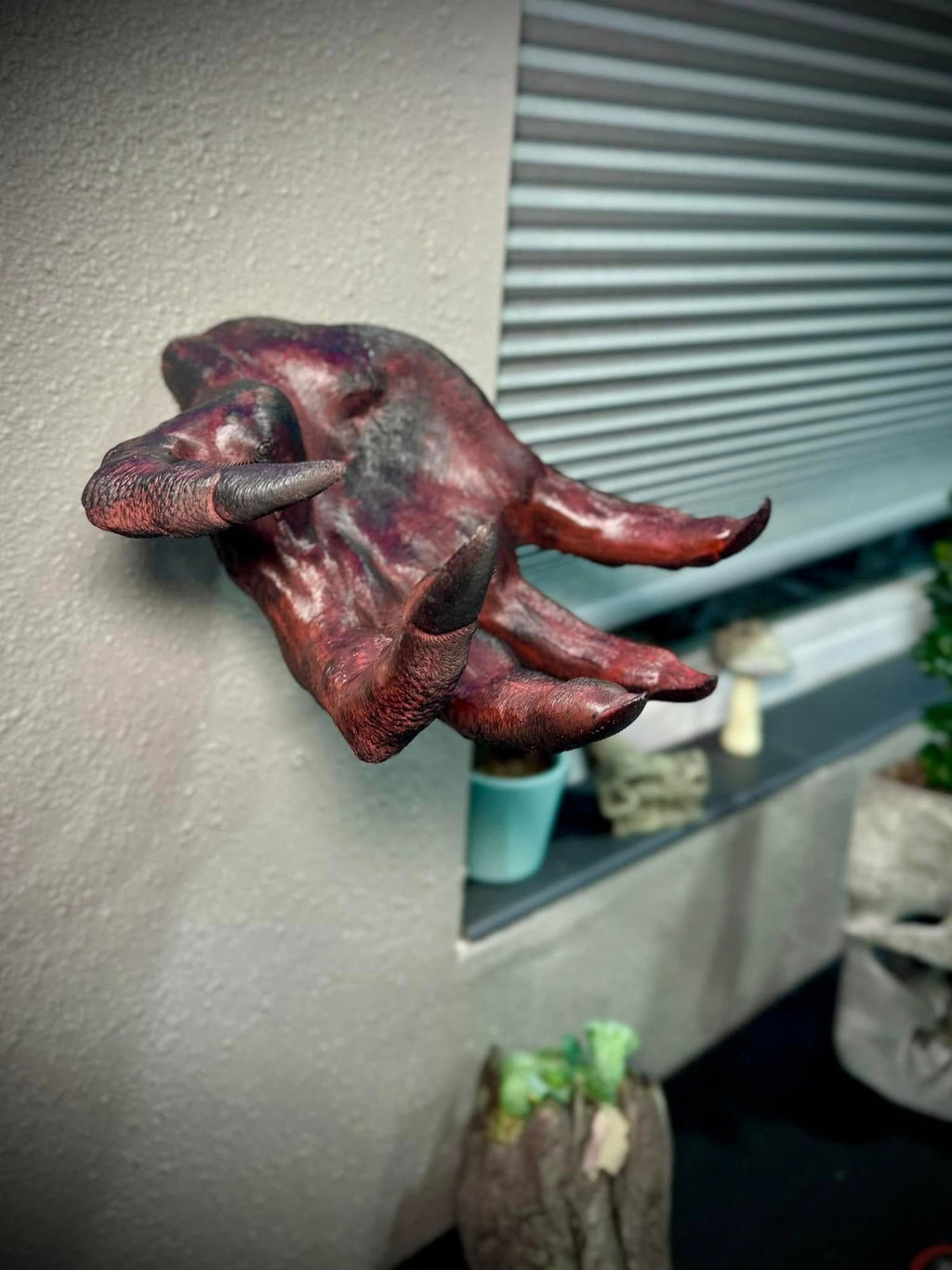 Demon Hand Wall Decor - The Clawed Hand of the Devil (unpainted)