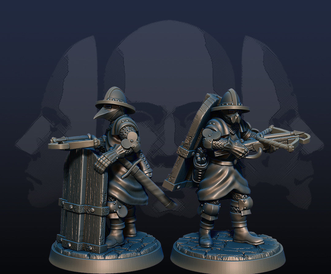 Glassian Crossbowmen - Pavise Crossbowmen Infantry