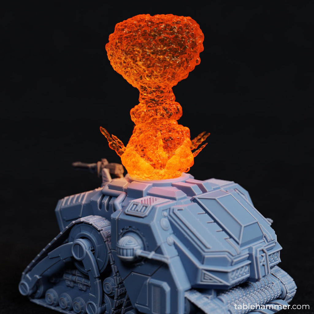 Nuclear Explosion Atom Bomb Tabletop DnD or Warhammer Prop (unpainted)