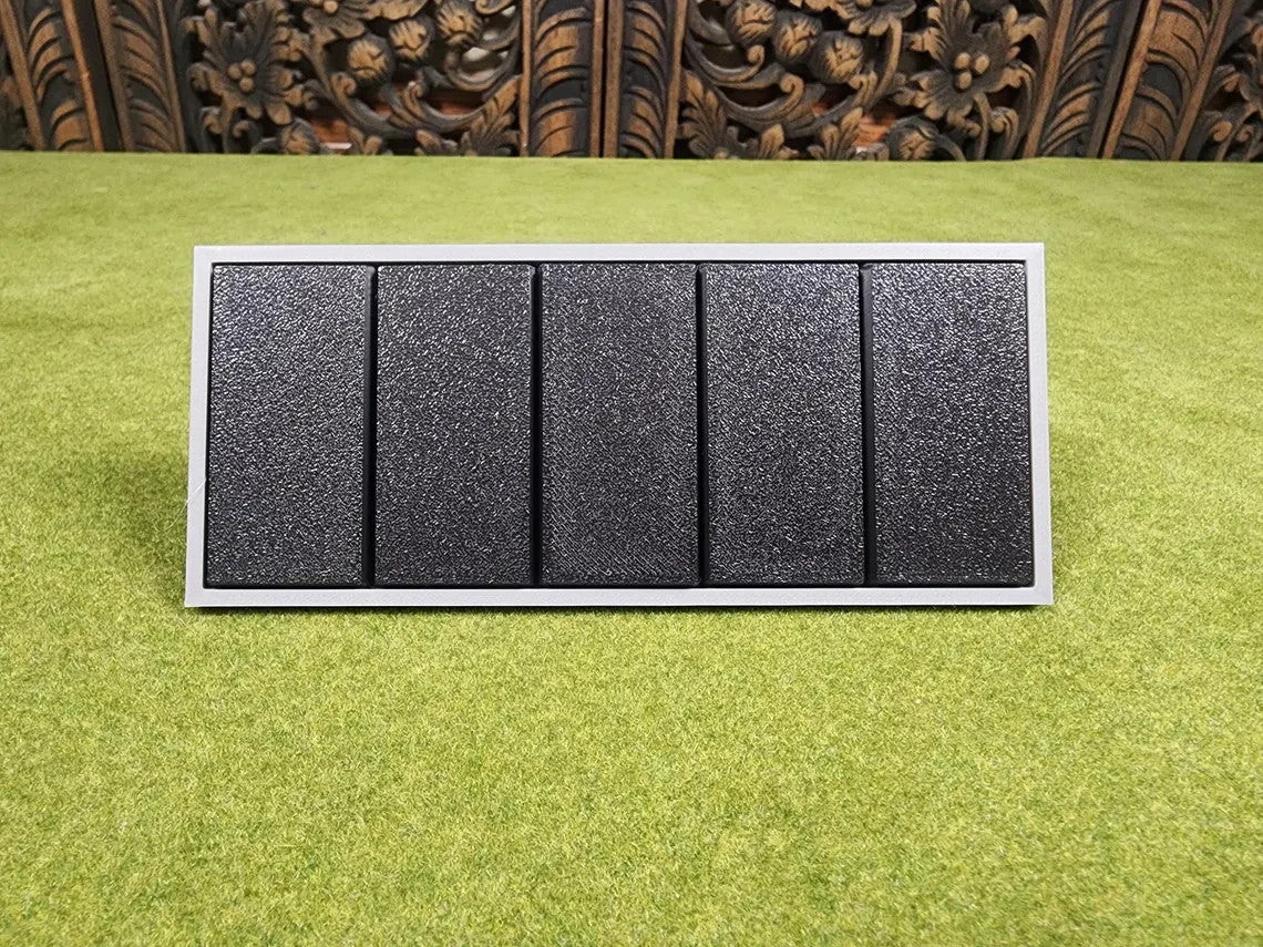 30x60mm Square Base Movement Trays - Tabletop Unit Trays - Wargaming Old School