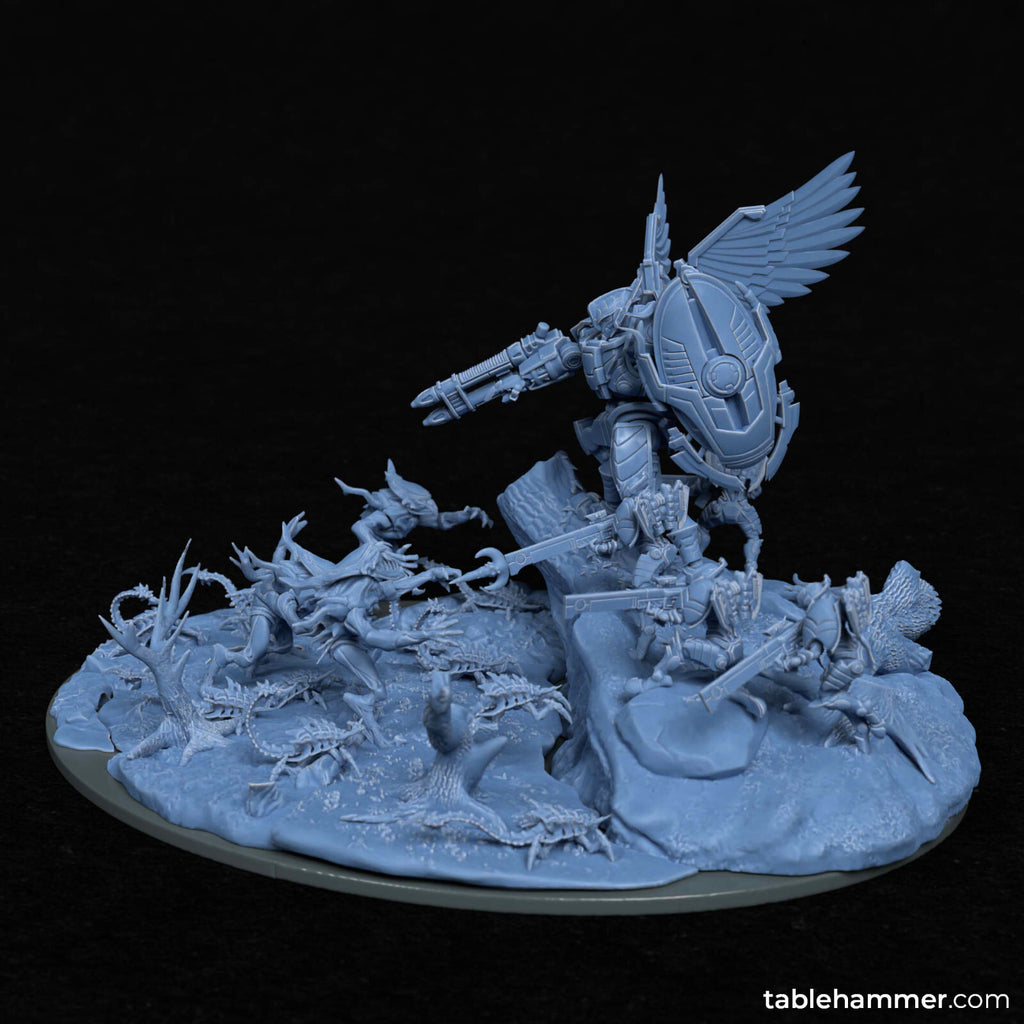 Hold the Line – Cinematic 3D printable sci-fi diorama