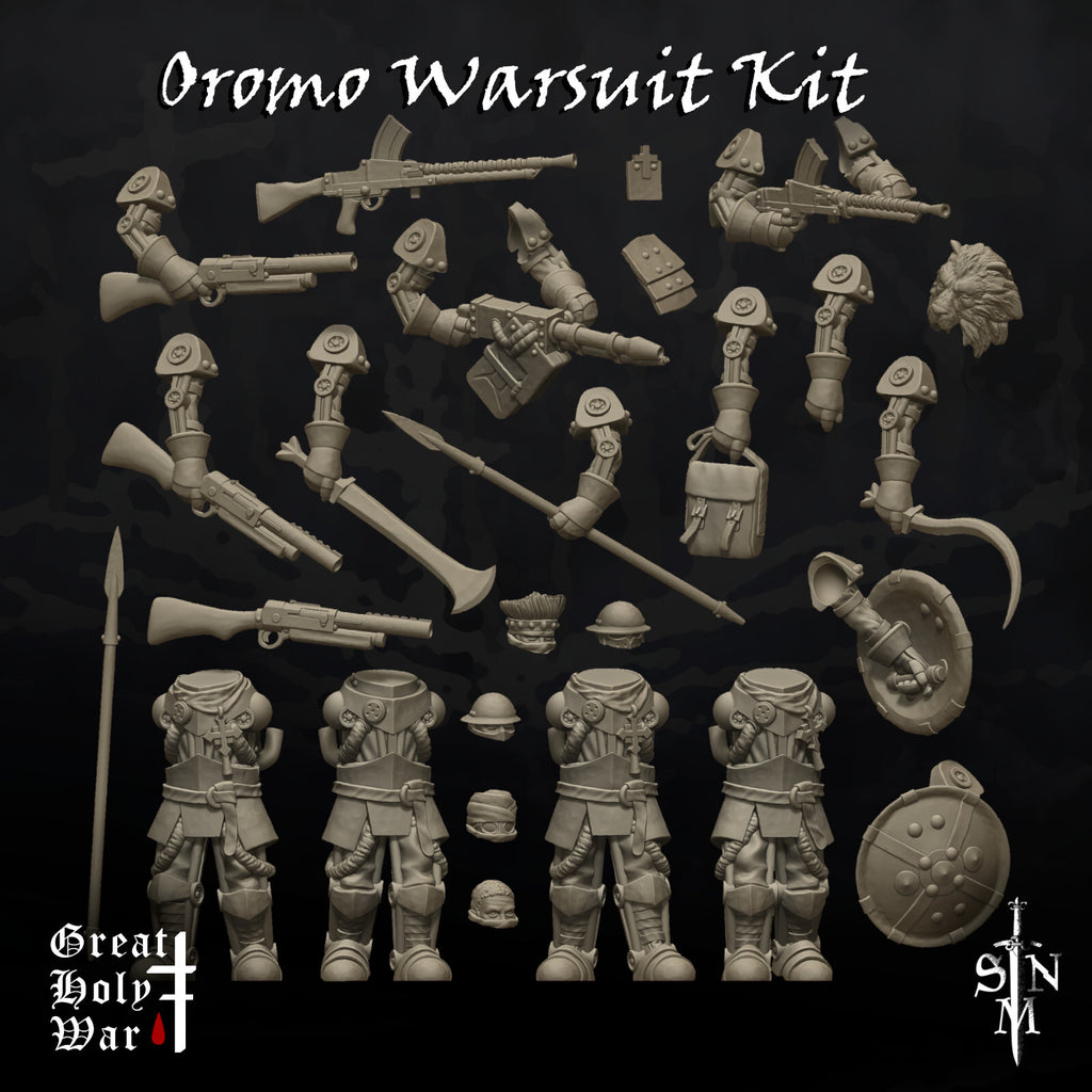 Oromo Warsuit Kit - Sultanate Brawlers - Mech Soldiers of the Grimdark