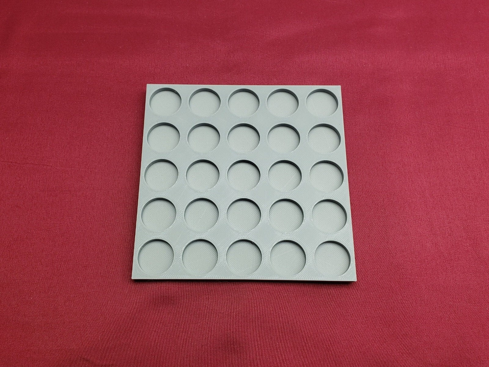 20mm Round to 25mm Base Conversion Movement Trays - Wargaming Old School Trays