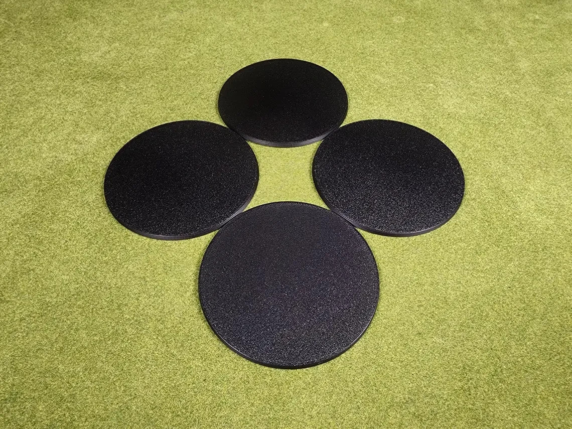 130mm Round Bases - Plain Beveled Bases - Wargaming Old School Bases