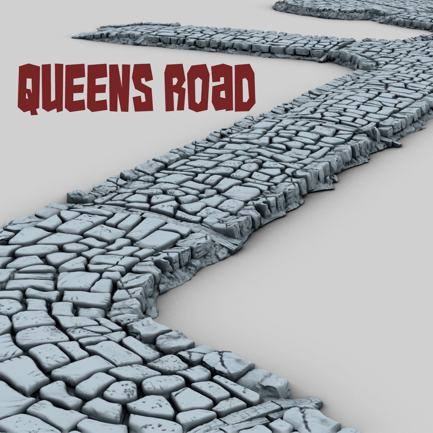 Queen's Road Cobble Stone - Ruin Pathway - Streets - Trails - Routeway-Boulevard