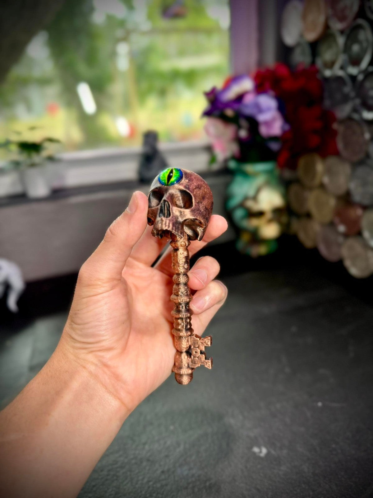 The Skeleton Key - Cosplay Curio and Costume Accessory - Skull Key (unpainted)