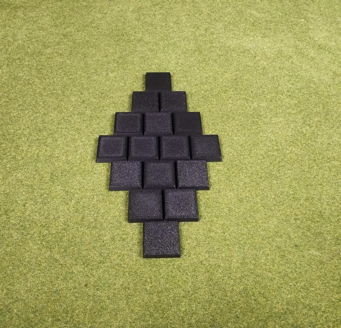 25mm Square Bases - Plain Beveled Bases - Wargaming Old School Bases