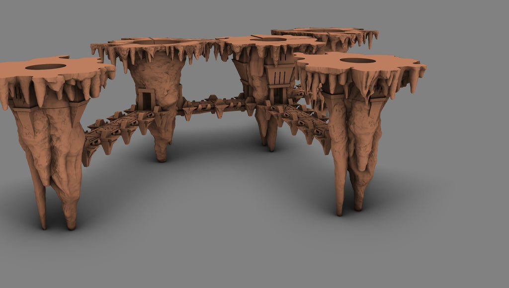 Fortified Stalactite & Bridge Compound
