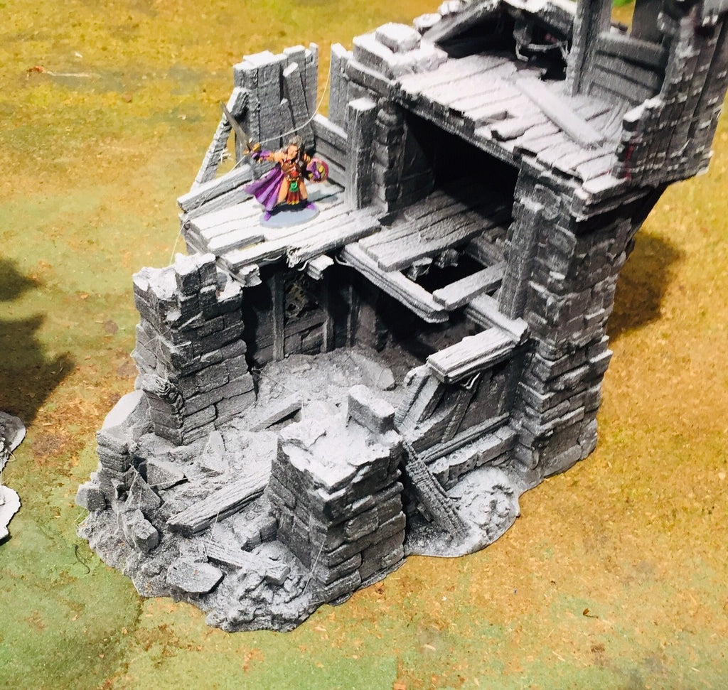 Timber Frame Ruin #1 Terrain Building