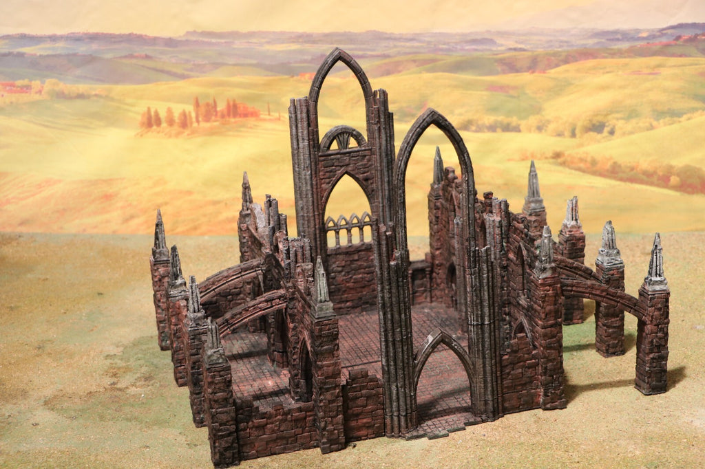 Ruined Abbey Terrain Building