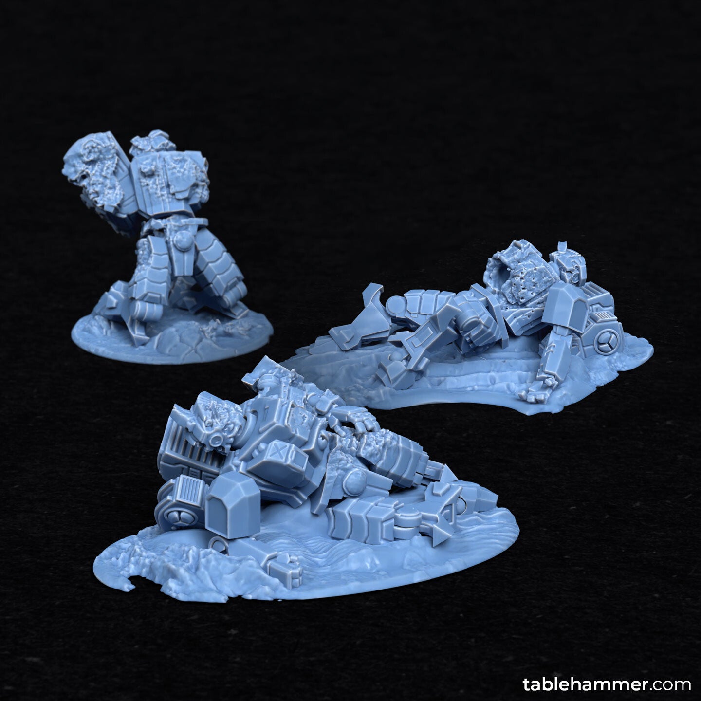 Combatsuit wrecks - Scenic battlesuit casualities