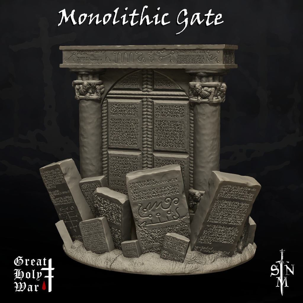 Great Holy War Monolithic Gate - Chaos Portal - Demonic Gateway - Necromantic