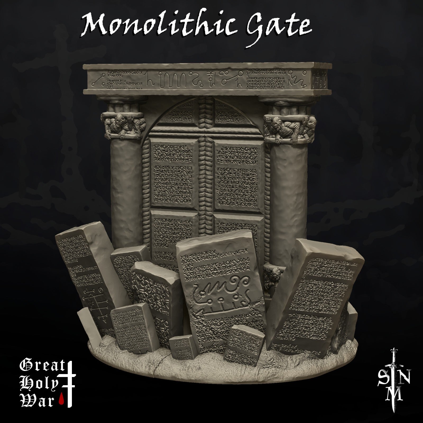 Great Holy War Monolithic Gate - Chaos Portal - Demonic Gateway - Necromantic