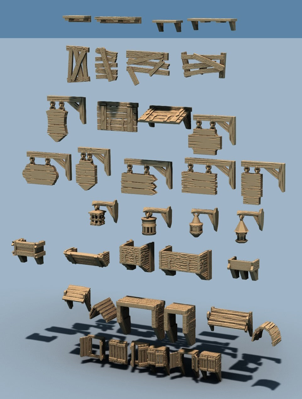 Timber Frame Row Houses   with Bits - Home Units for Village or Hamlet