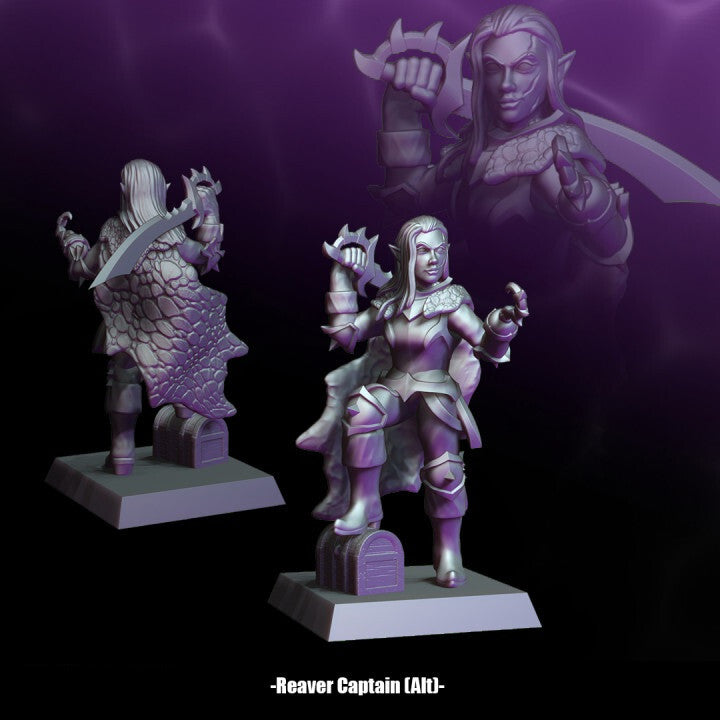 Reaver Captain - Female Elf Pirate